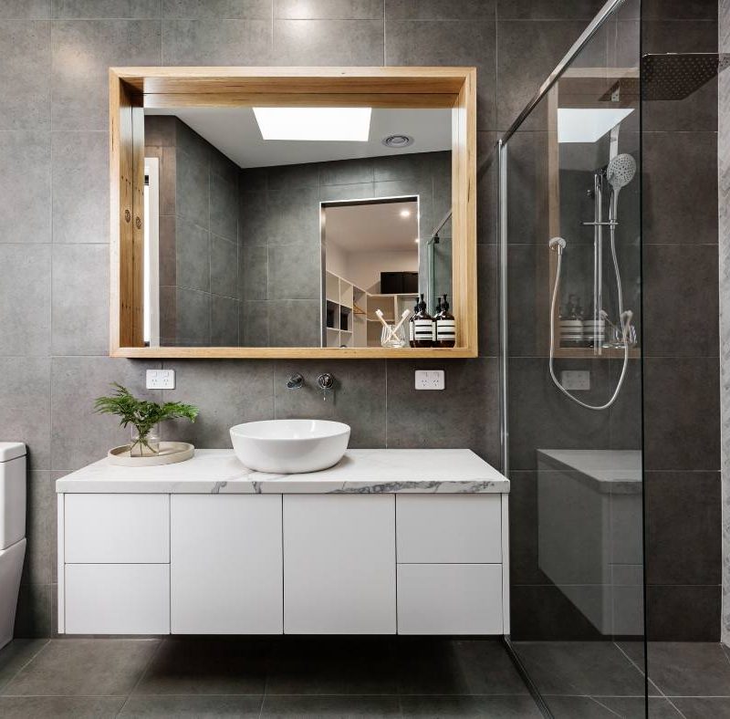 Навесная тумба в ванную комнату Вариант №3