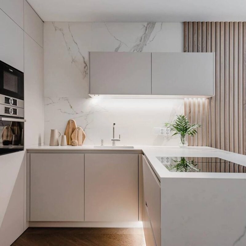 П-образная кухня Вариант №1